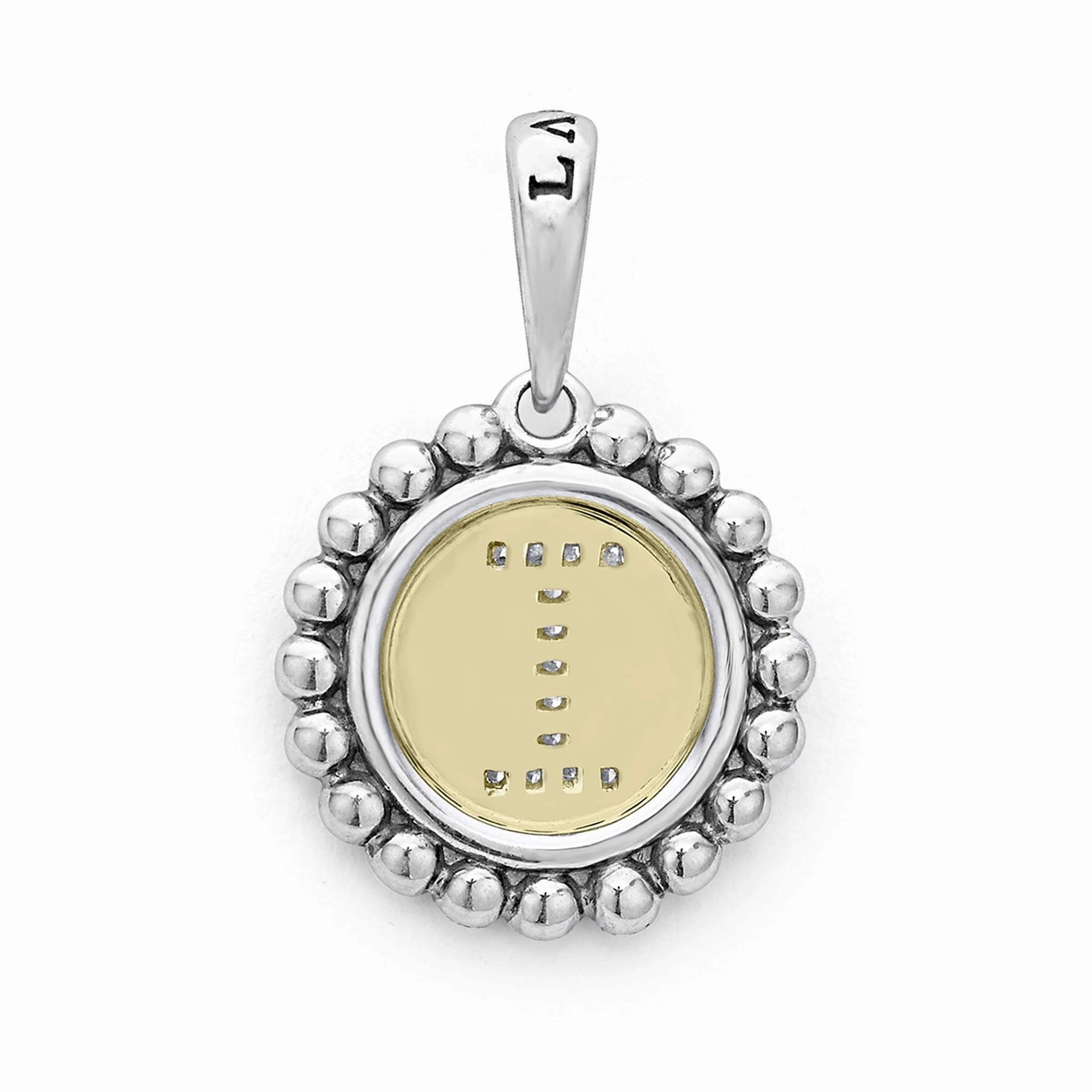 Signature Caviar Diamond Initial Charm