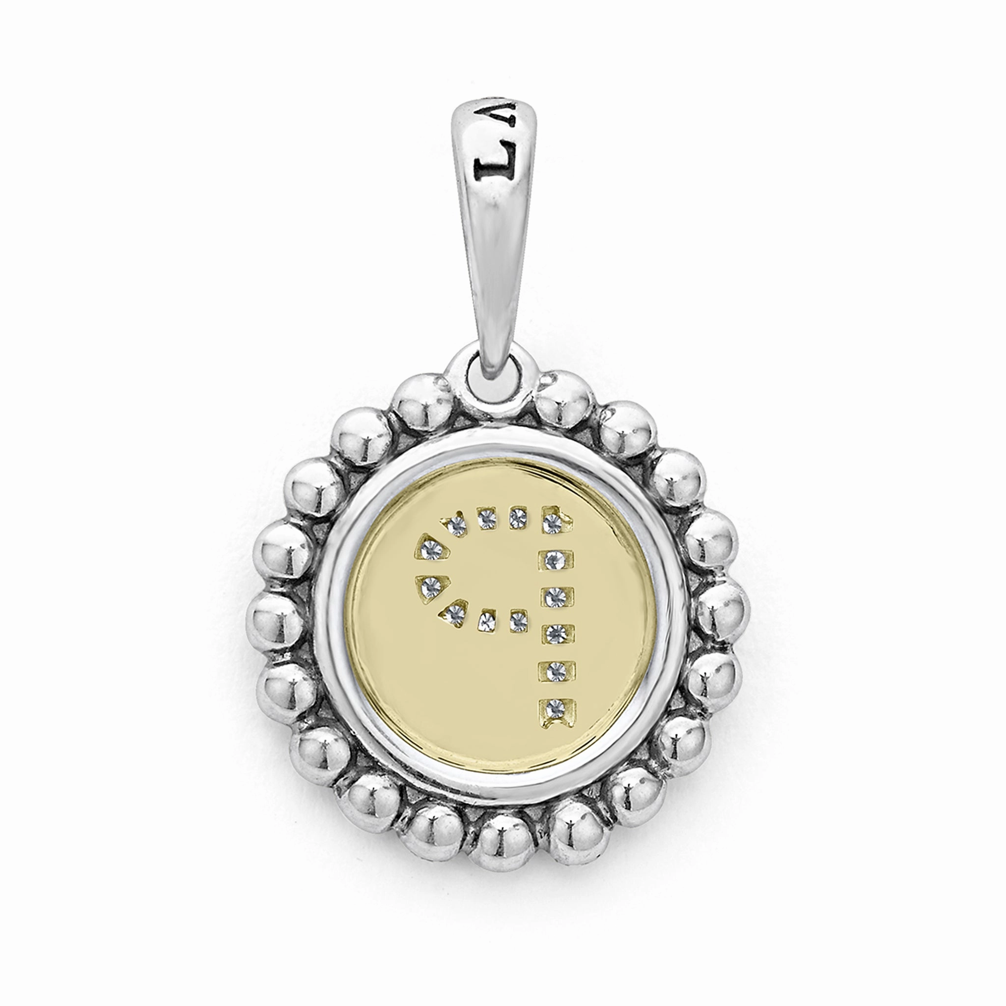 Signature Caviar Diamond P Initial Charm