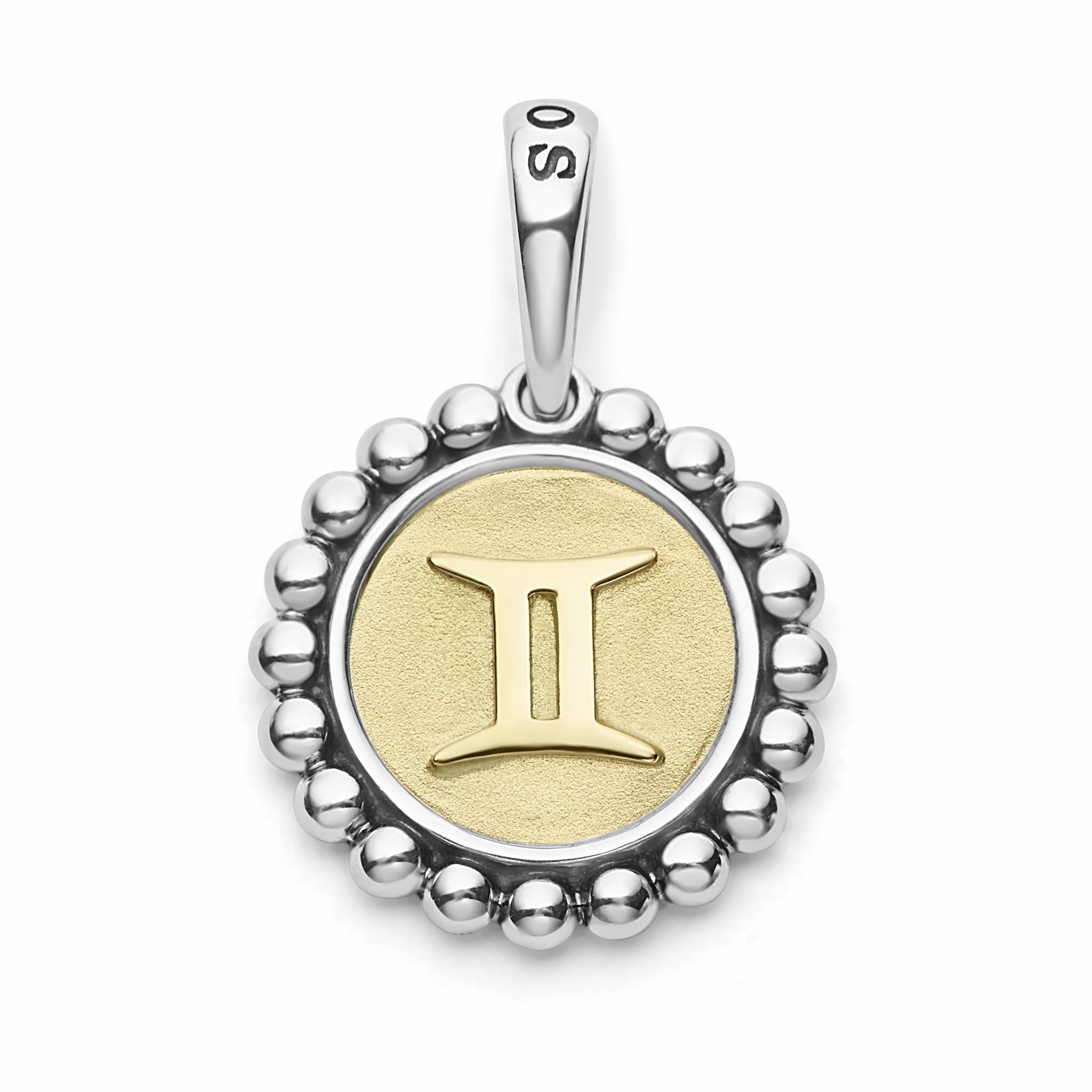 Signature Caviar Gemini Zodiac Charm