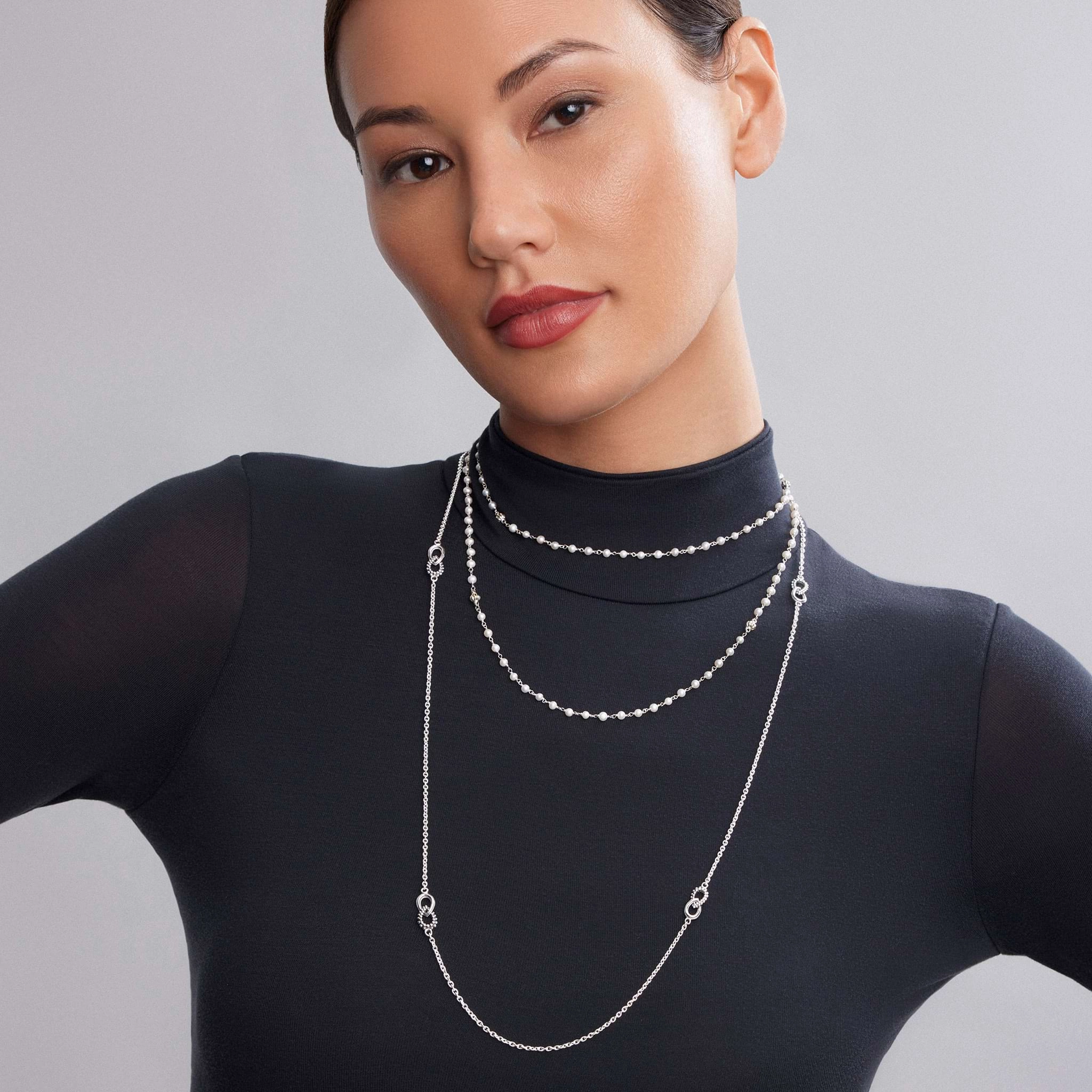 Signature Caviar Layering Necklace Gift Set
