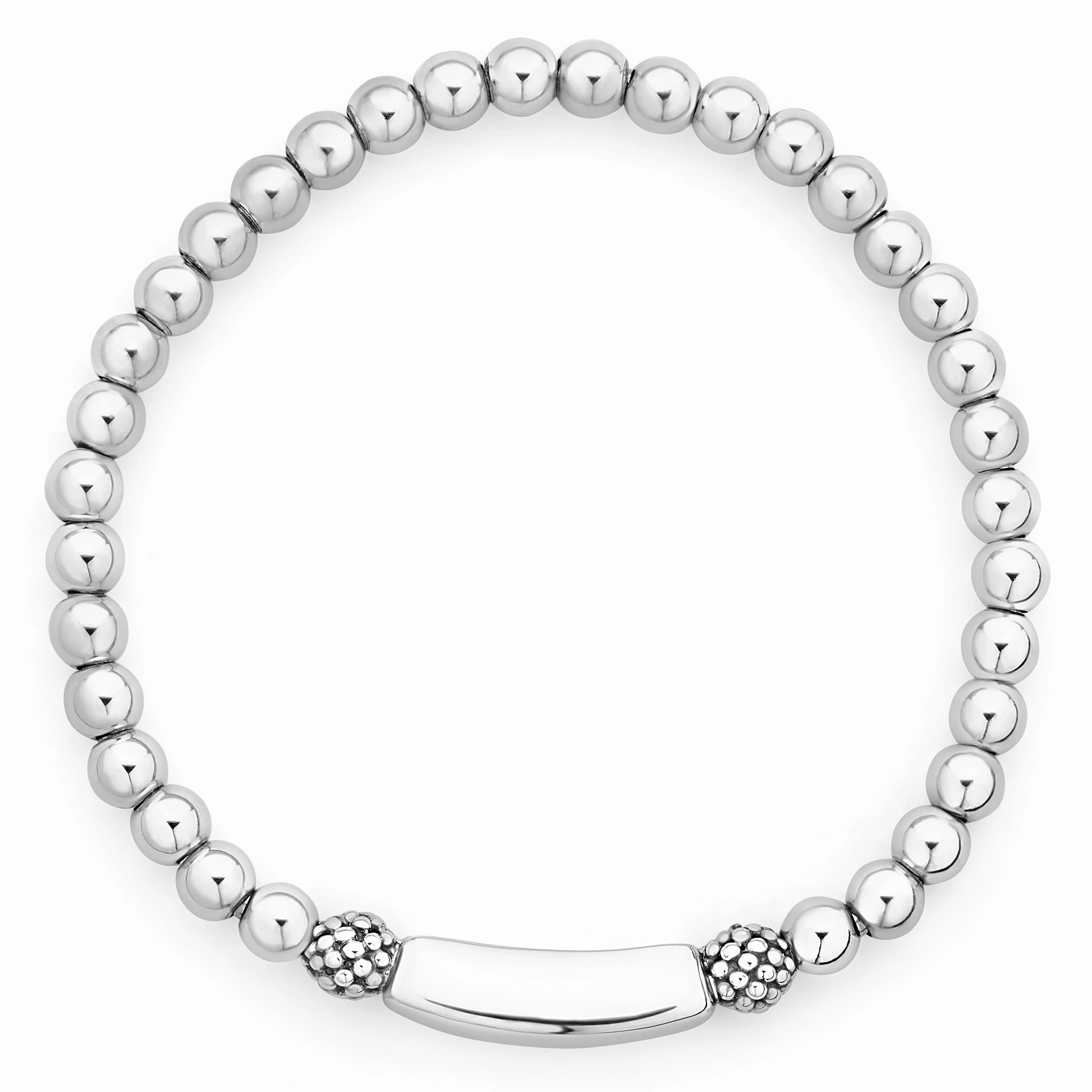 Signature Caviar Nana Stretch Bead Bracelet