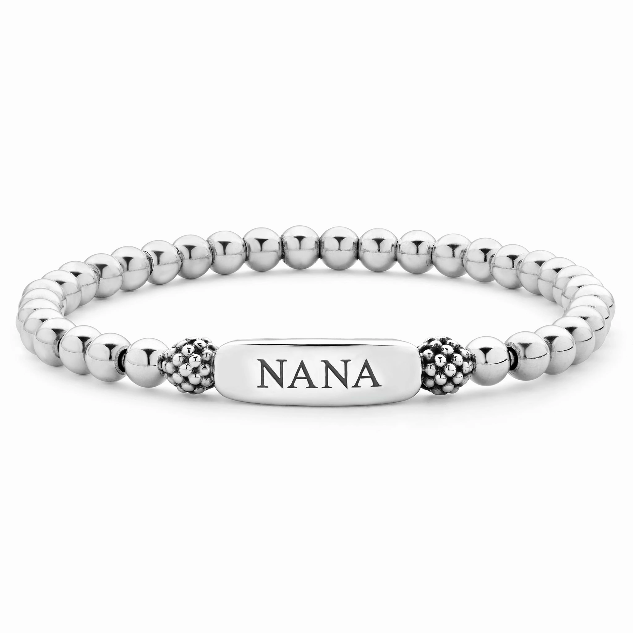 Signature Caviar Nana Stretch Bead Bracelet