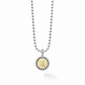 Signature Caviar Scorpio Zodiac Charm Necklace