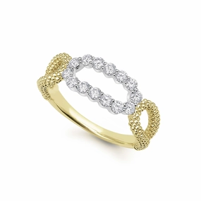 Signature Caviar Superfine Diamond Oval Ring