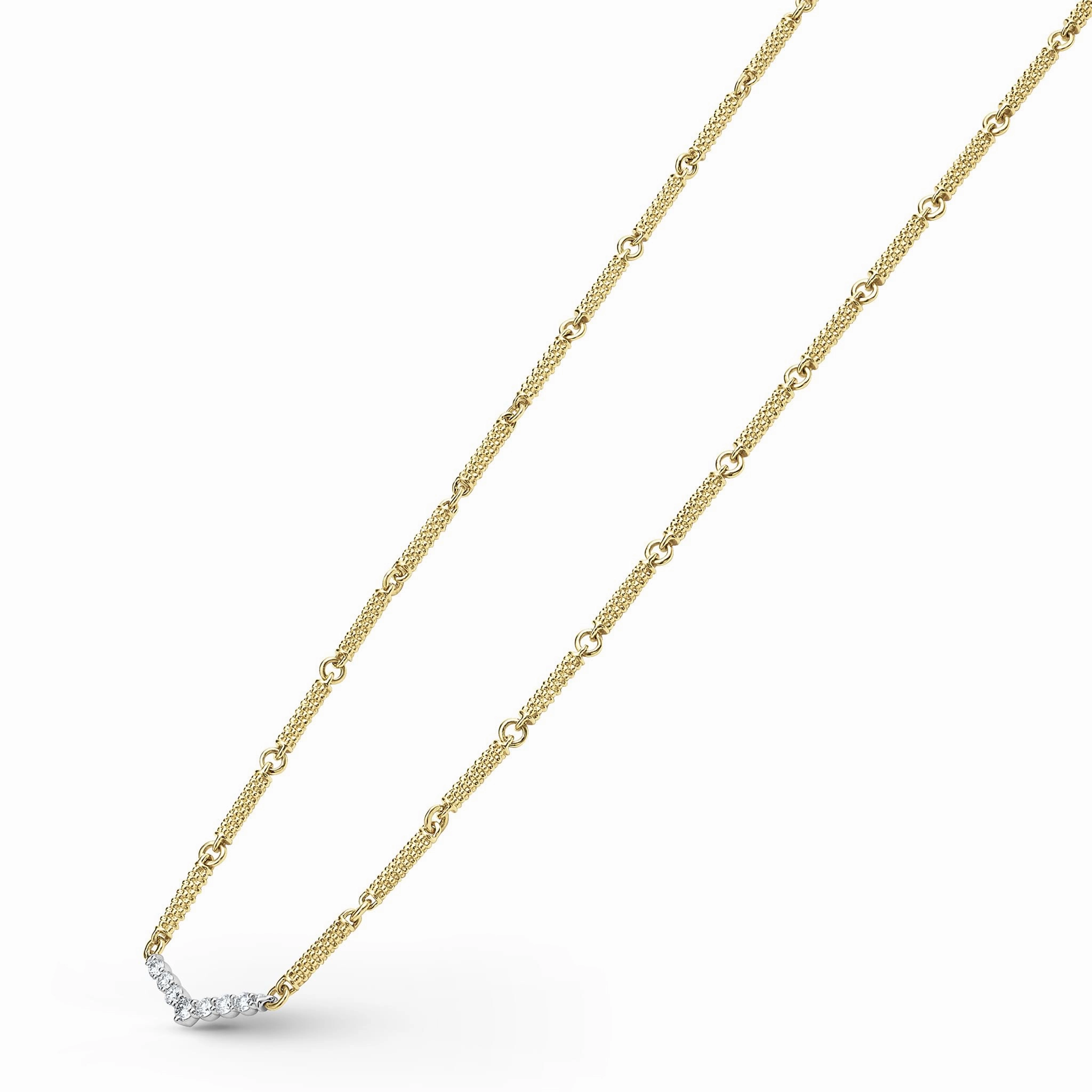 Signature Caviar Superfine Diamond Station Necklace