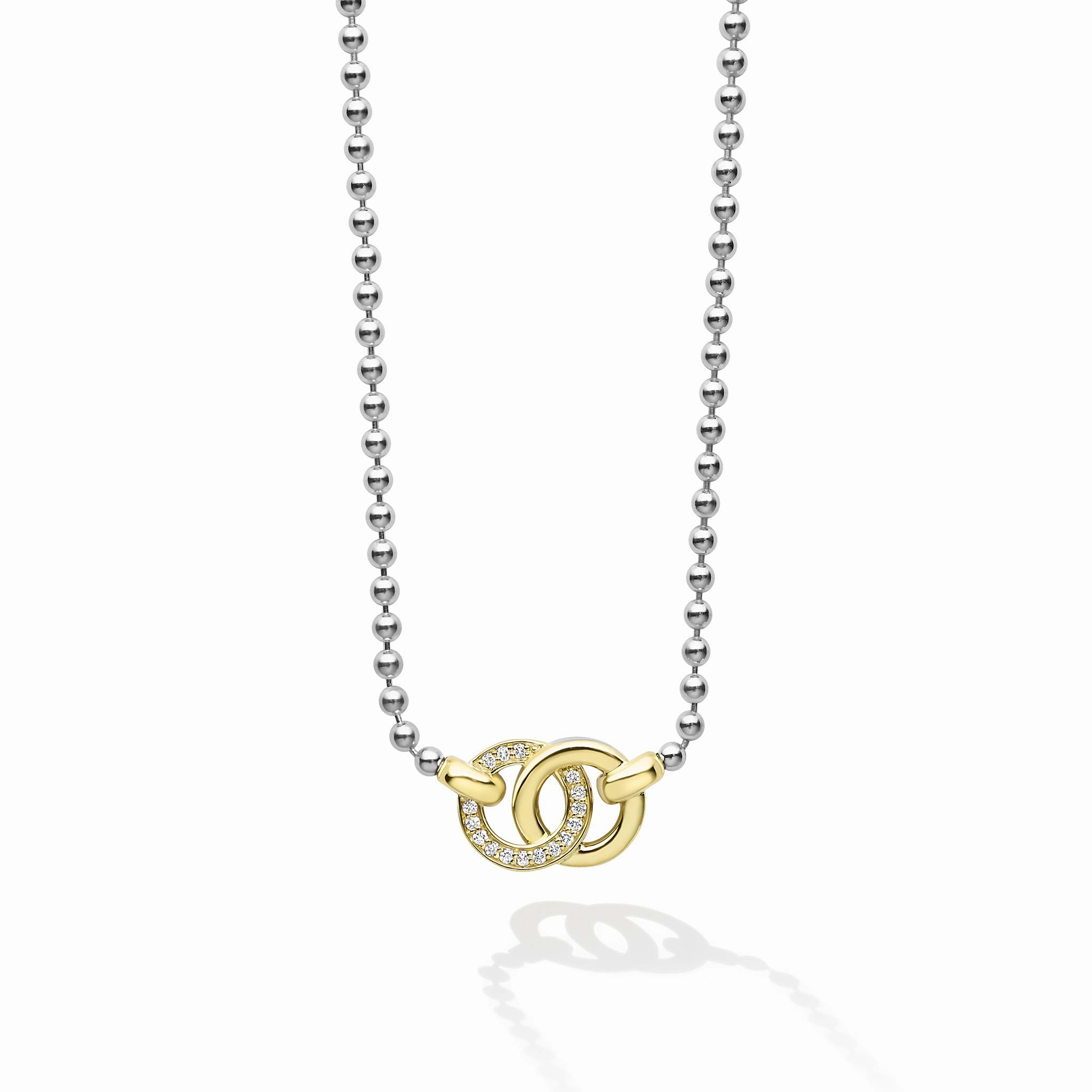 Signature Caviar Two-Tone Interlocking Diamond Trio Gift Set