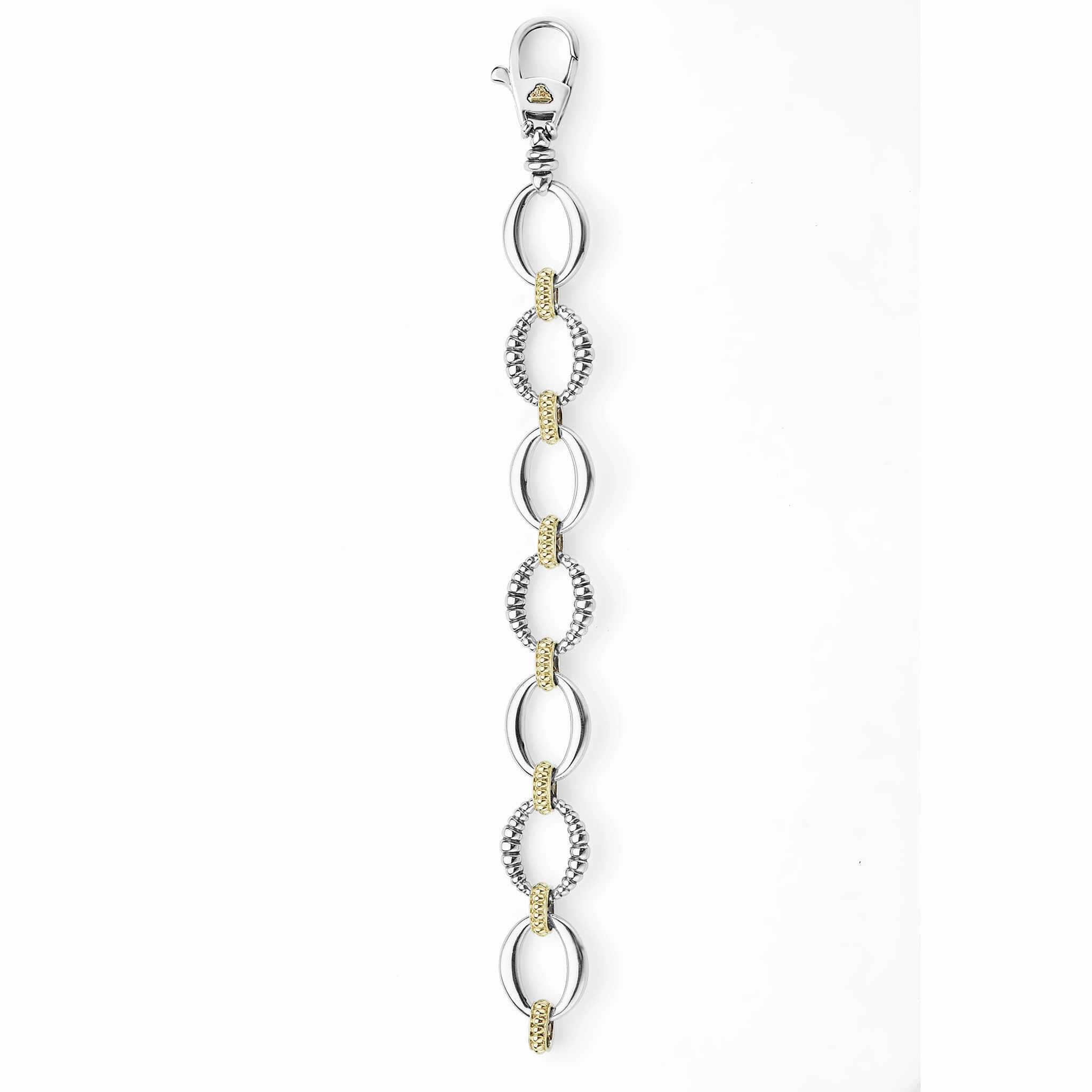 Signature Caviar Two-Tone Link Bracelet
