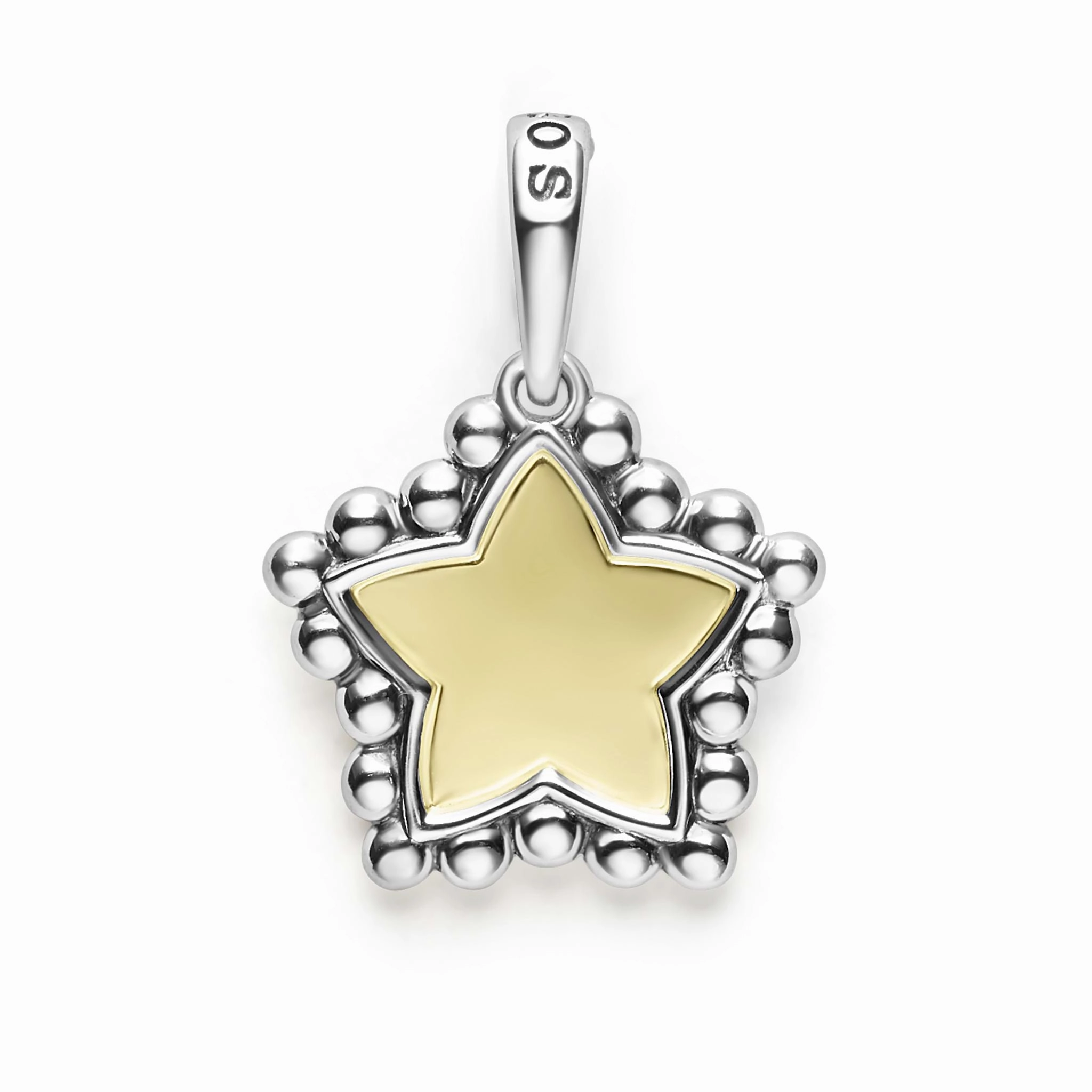 Signature Caviar Two-Tone Star Charm