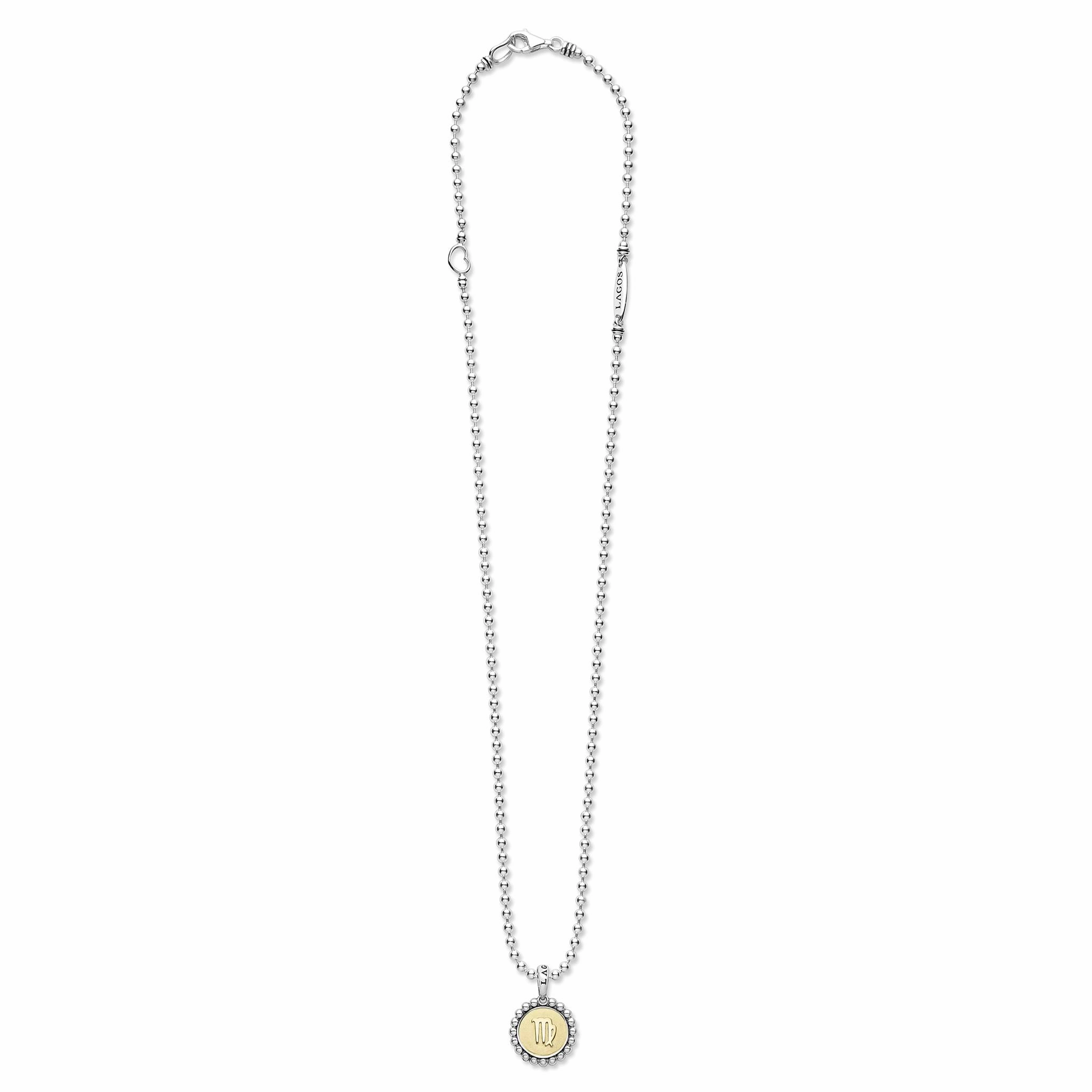 Signature Caviar Virgo Zodiac Charm Necklace