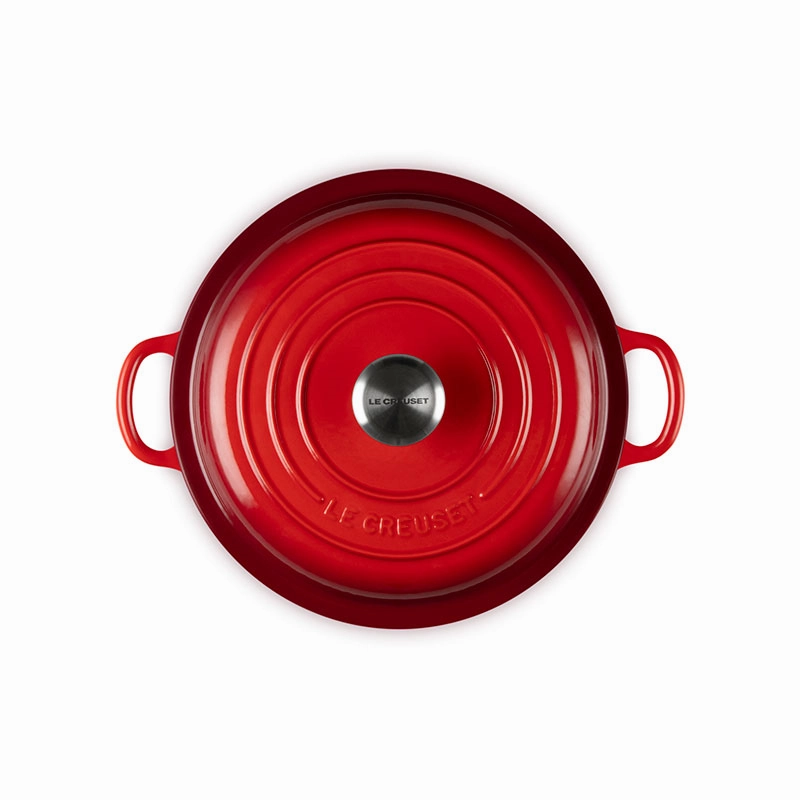 Signature Shallow Casserole, 22cm, Cerise