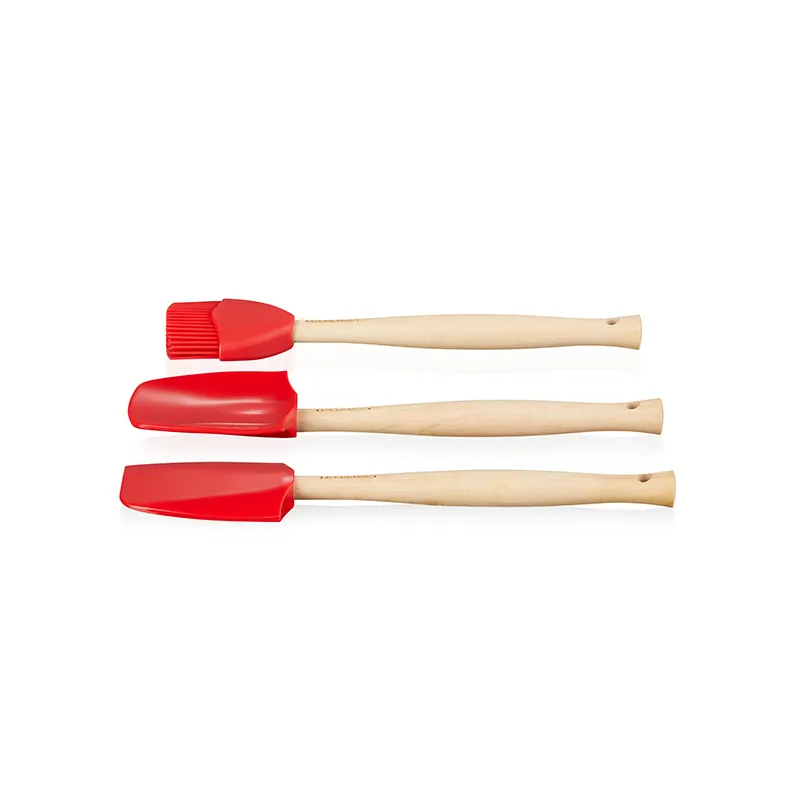 Silicone Utensil Tools, Set of 3, Cerise