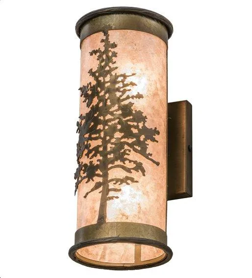 Silver Mica Tamarack Wall Sconce