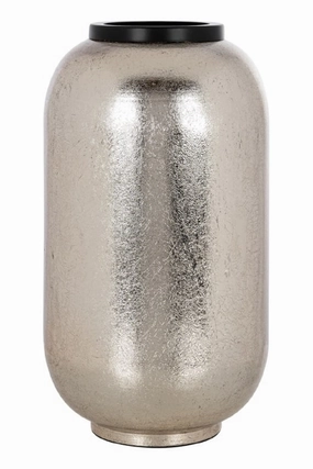 Silver Iron Vase L | OROA Vesna Vase,Glass Vase