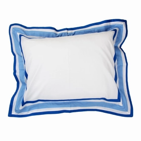 Simplicity Blue Standard Pillow Sham pillowcases,cotton pillow covers,bed linen