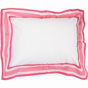 Simplicity Hot Pink Standard Pillow Sham pillowcases,cotton pillow covers,bed linen