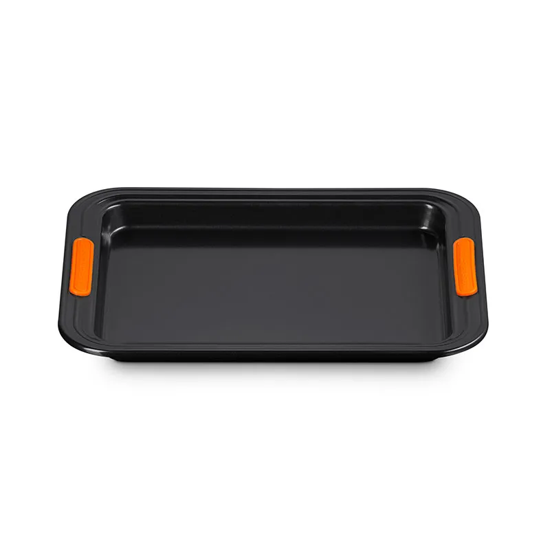 Small Baking Tray, 27cm, Satin Black curtain fabric, upholstery textile