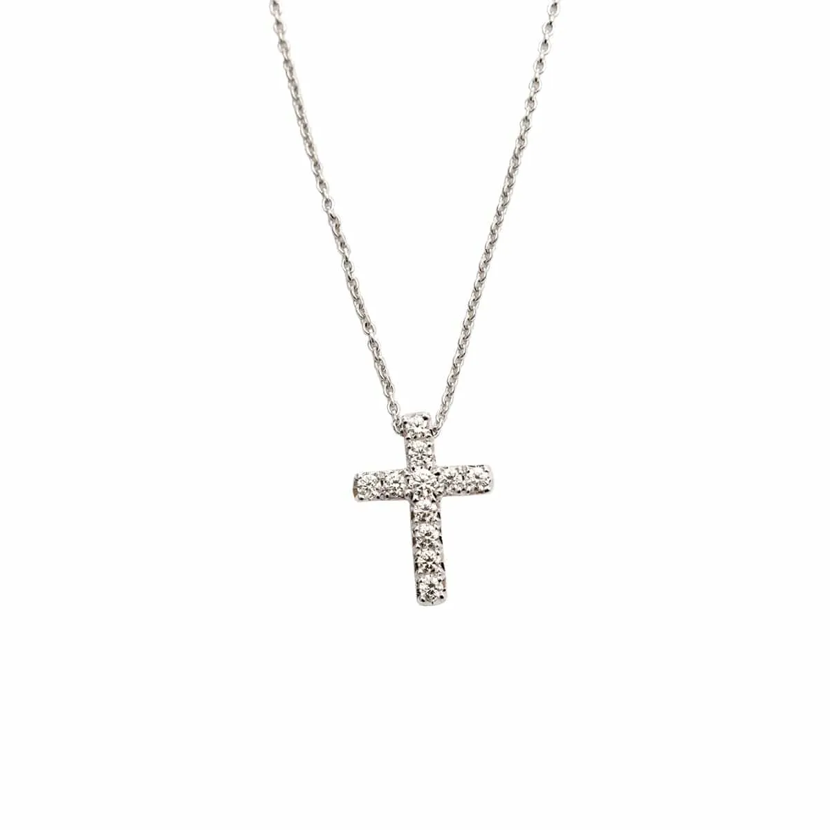 Small Diamond Cross Pendant