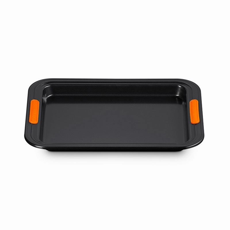 Small Baking Tray, 27cm, Satin Black curtain fabric, upholstery textile
