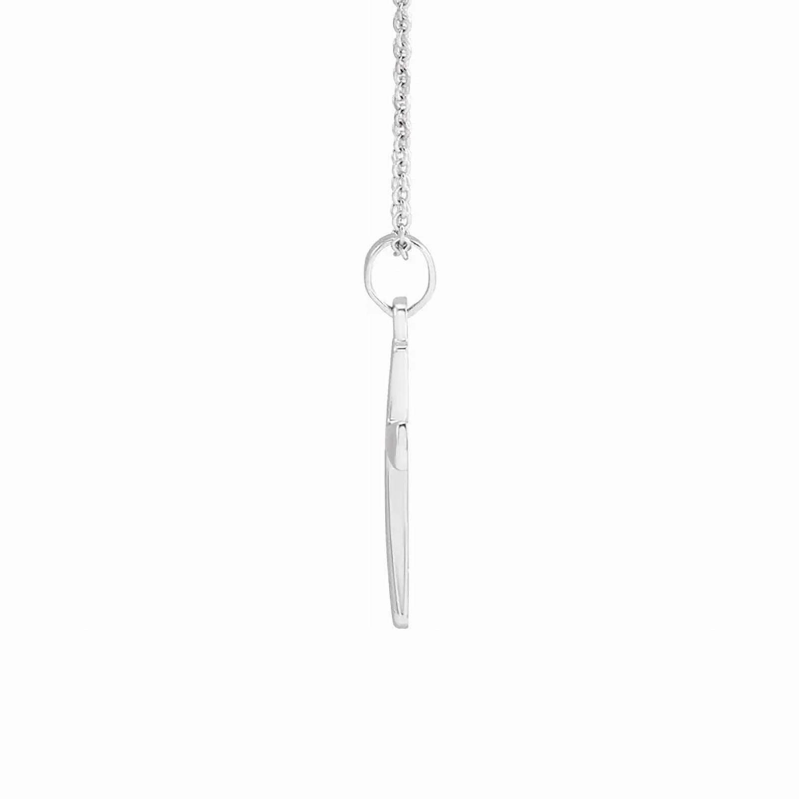 Small Cross Pendant in Sterling Silver