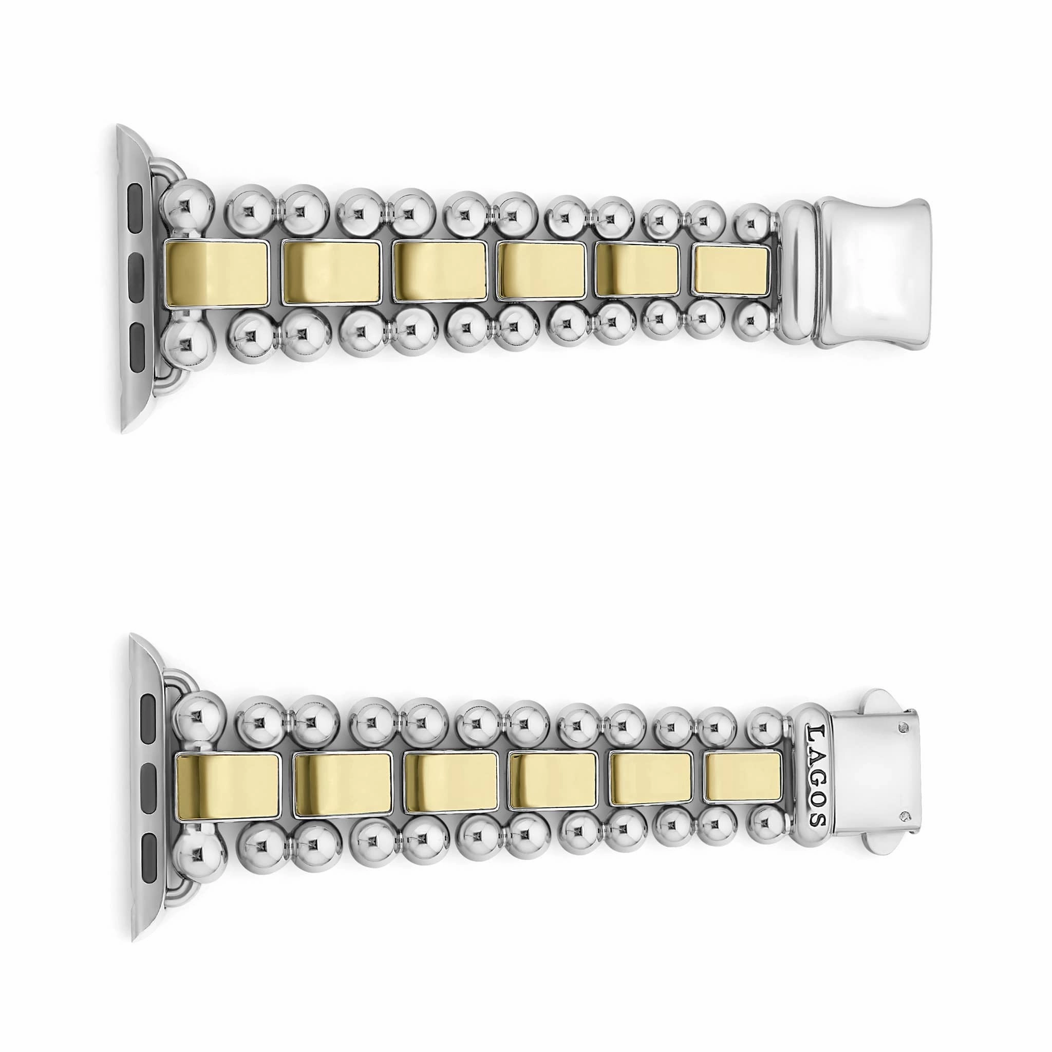 Smart Caviar 18K Gold and Stainless Steel Watch Bracelet-38-45mm