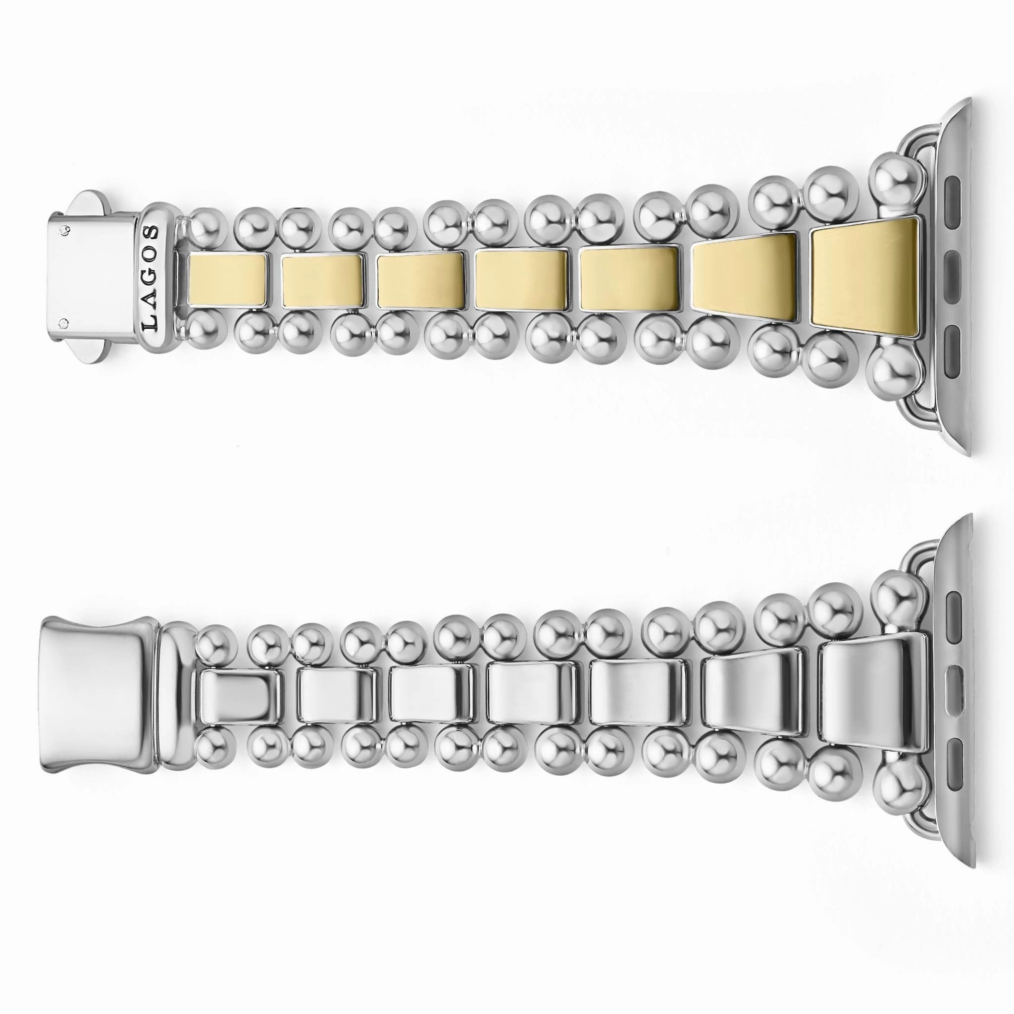 Smart Caviar 18K Gold and Stainless Steel Watch Bracelet-42-49mm