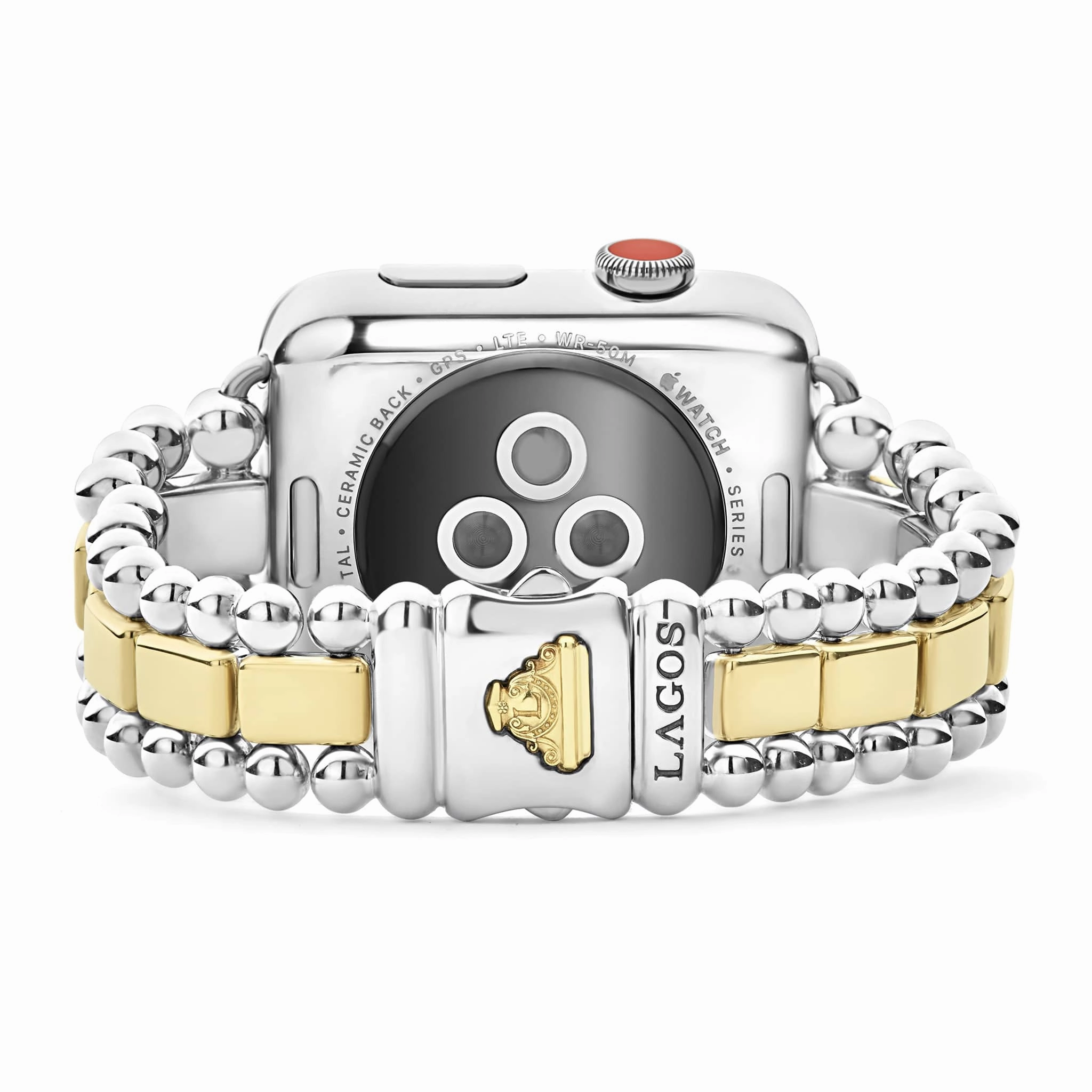 Smart Caviar 18K Gold and Sterling Silver Watch Bracelet-38-45mm
