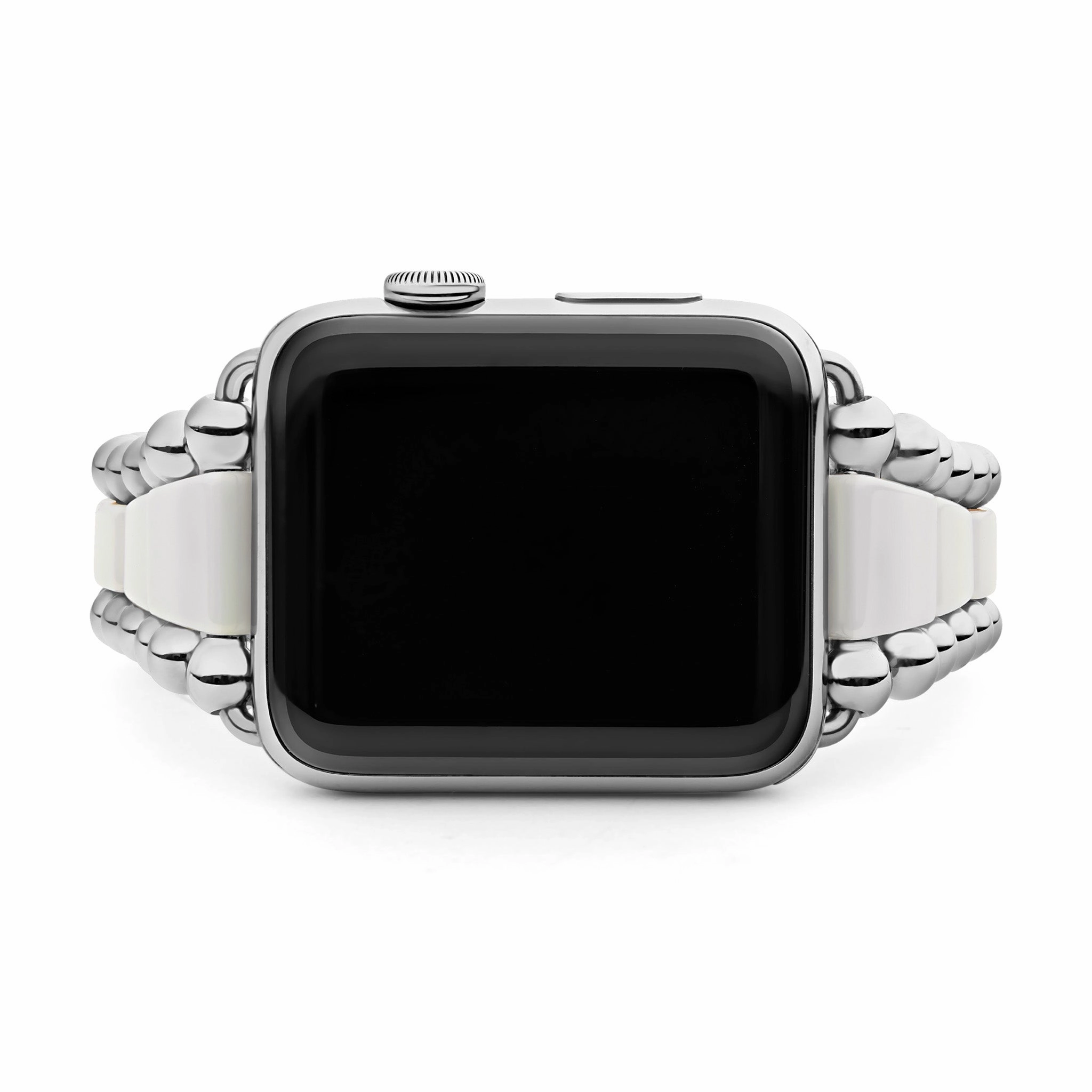 Smart Caviar White Ceramic and Stainless Steel Watch Bracelet-42-49mm