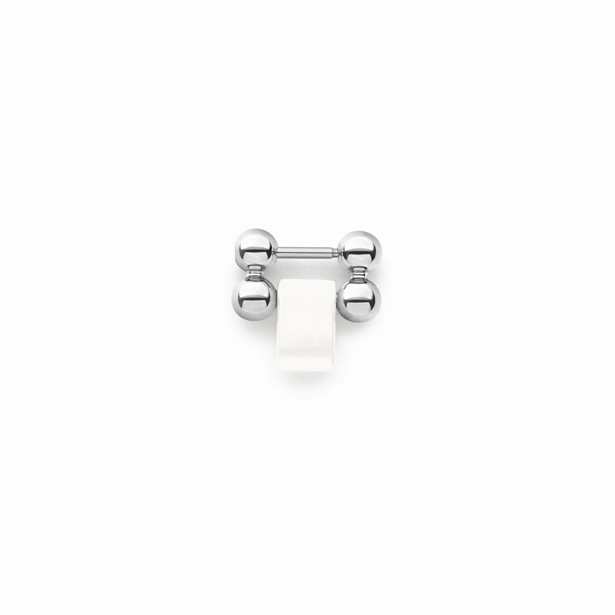 Smart Caviar White Ceramic Watch Bracelet Link