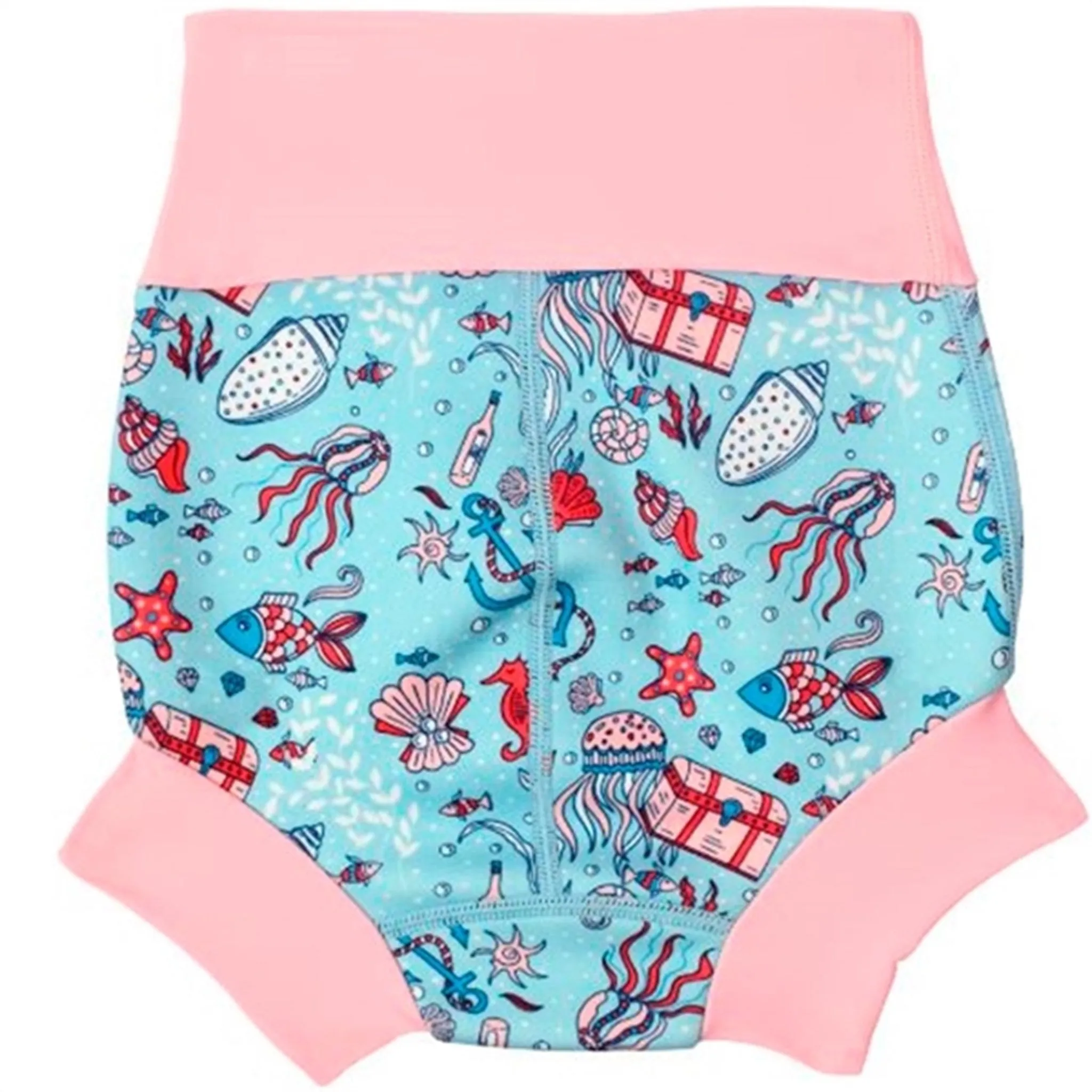 Sm?folk Brilliant Blue UV50 Bathing Shoes With Crabs