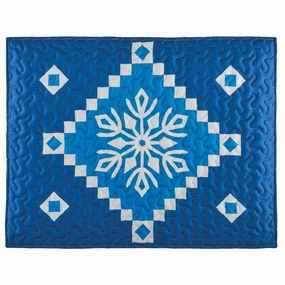 Snowflake Diamond Shaped Patchwork Pillow Shams - Set of 2 pillowcases,cotton pillow covers,bed linen