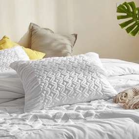 Snowy Dais Standard Sham (2-Pack) pillowcases,cotton pillow covers,bed linen