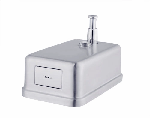 Soap Dispenser Satin Finish S'Steel Refillable Lockable 1L