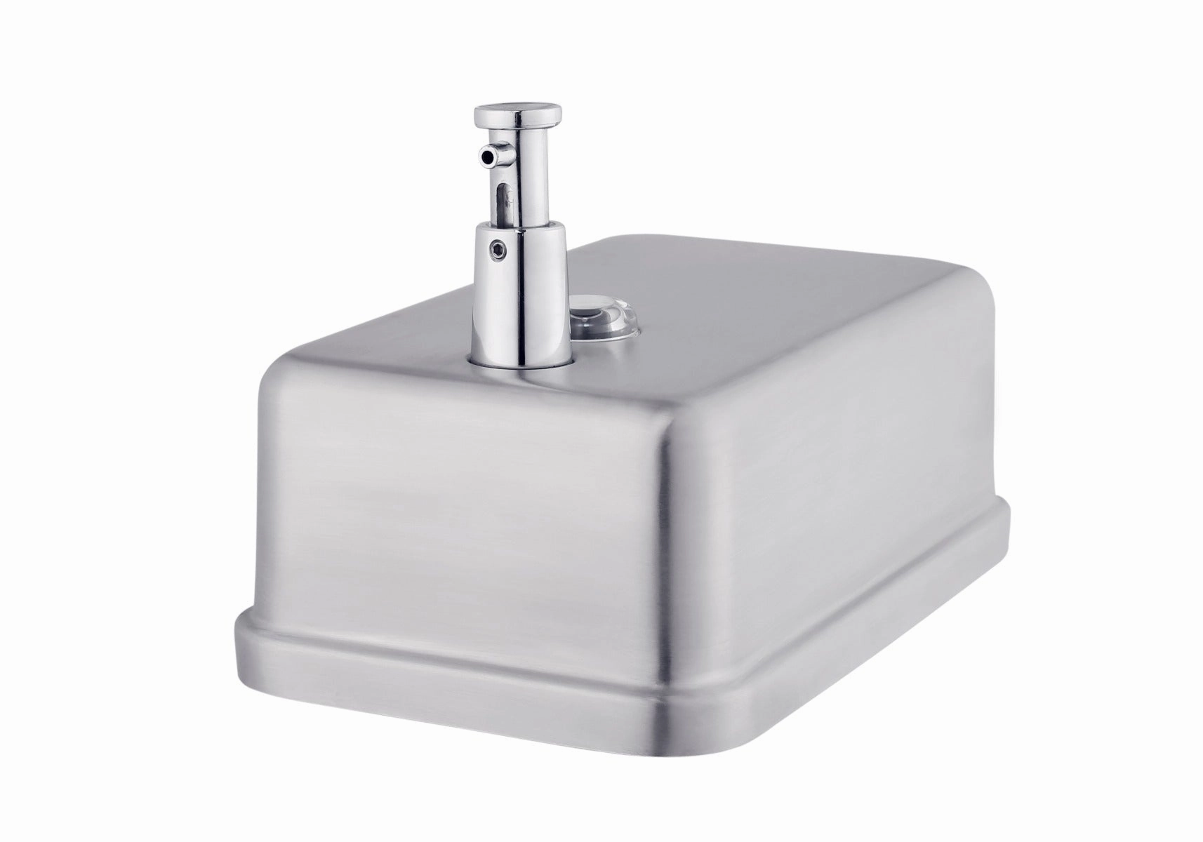 Soap Dispenser Satin Finish S'Steel Refillable Lockable 1L