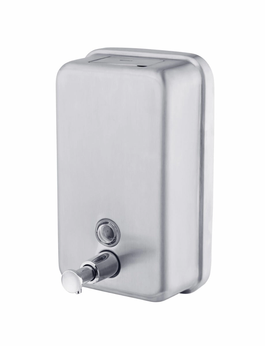 Soap Dispenser Satin Finish S'Steel Refillable Lockable 1L Shower Curtain,Bath Curtain