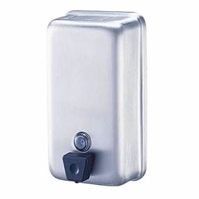 Soap Dispenser Vertical S'Steel 1.2L Black Pump Shower Curtain,Bath Curtain