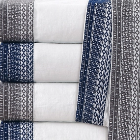 Sofia Embroidered Belgian Linen Euro Shams (Set of 2) pillowcases,cotton pillow covers,bed linen