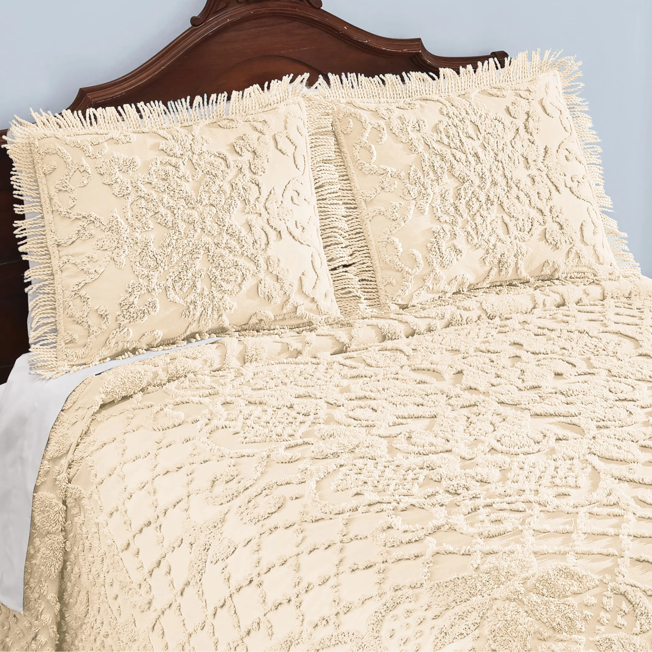 Soft & Luxurious Diamond Pattern Bella Chenille Pillow Sham