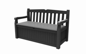 Solana 70 Gallon Outdoor Storage Bench - Grey