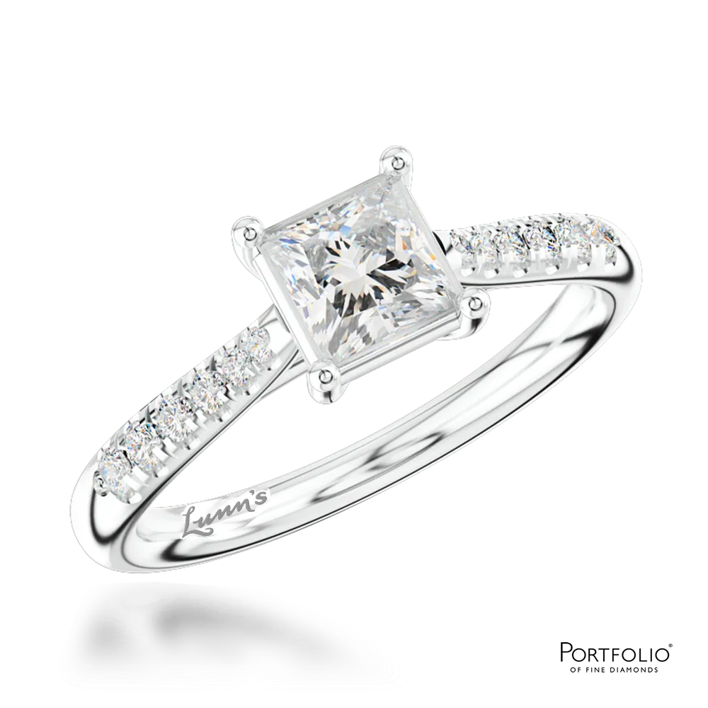 Solitaire 0.50ct G VS2 Diamond Platinum Ring