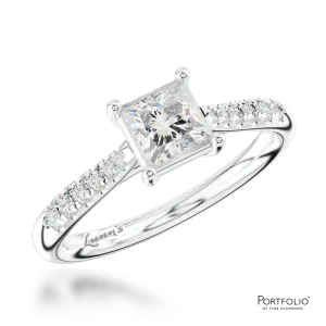 Solitaire 0.50ct G VS2 Diamond Platinum Ring