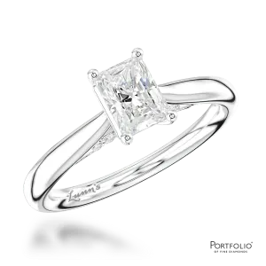 Solitaire 0.60ct G VS2 Diamond Platinum Ring