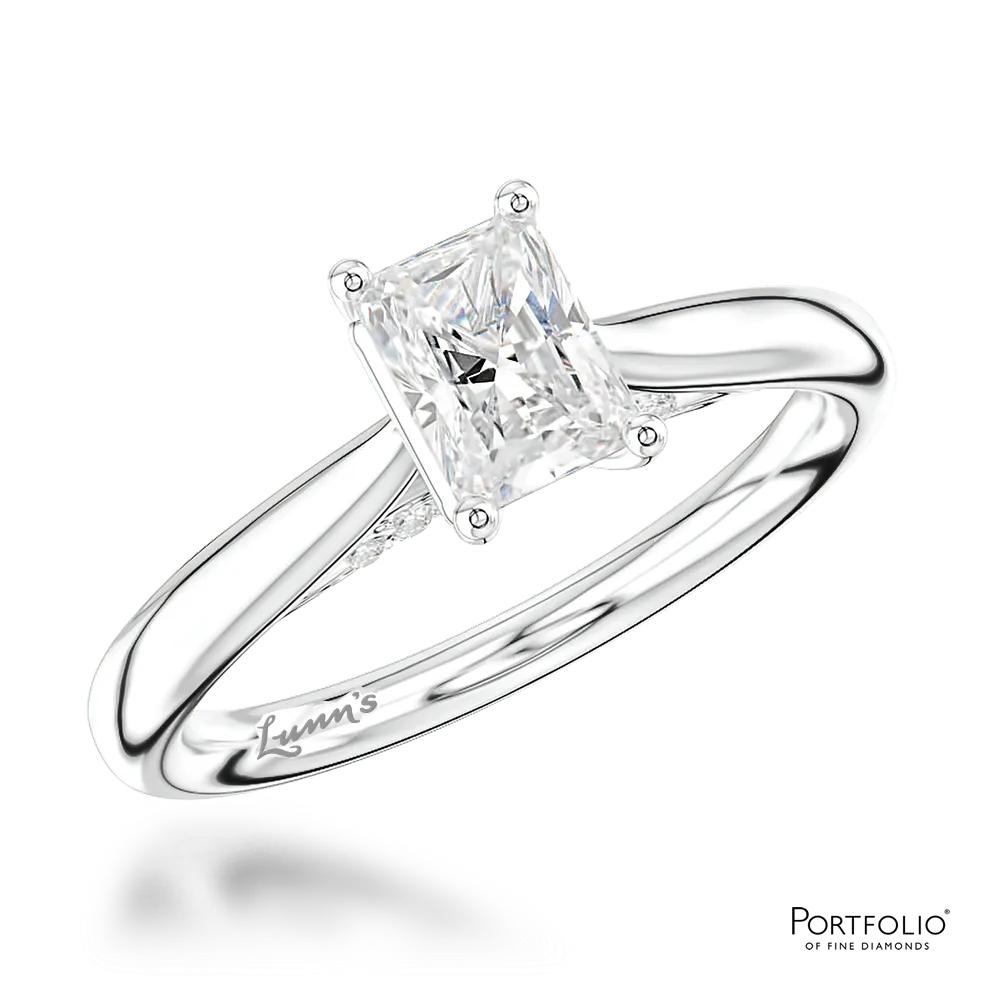 Solitaire 0.60ct G VS2 Diamond Platinum Ring