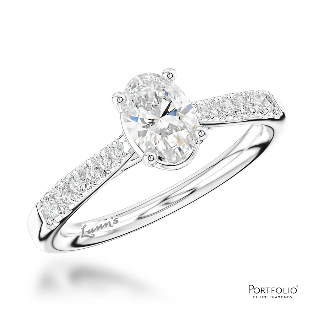 Solitaire 0.70ct E VS2 Diamond Platinum Ring