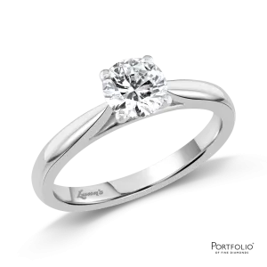 Solitaire 0.75ct D IF Diamond Platinum Ring