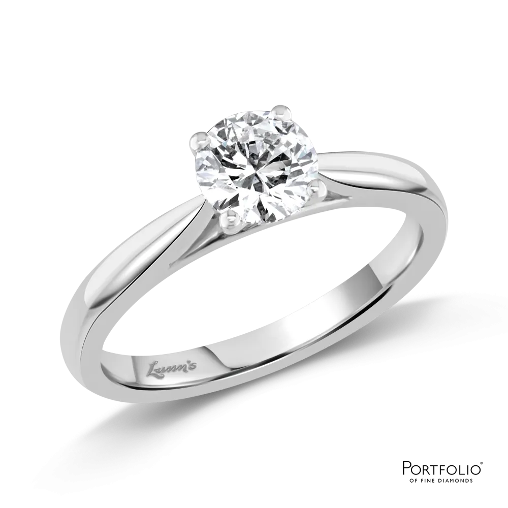 Solitaire 0.75ct D IF Diamond Platinum Ring