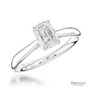 Solitaire 1.00ct F IF Diamond Platinum Ring