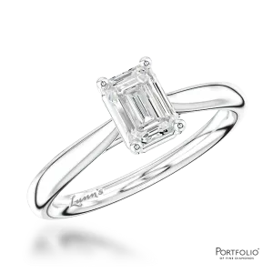 Solitaire 1.20ct F SI1 Diamond Platinum Ring