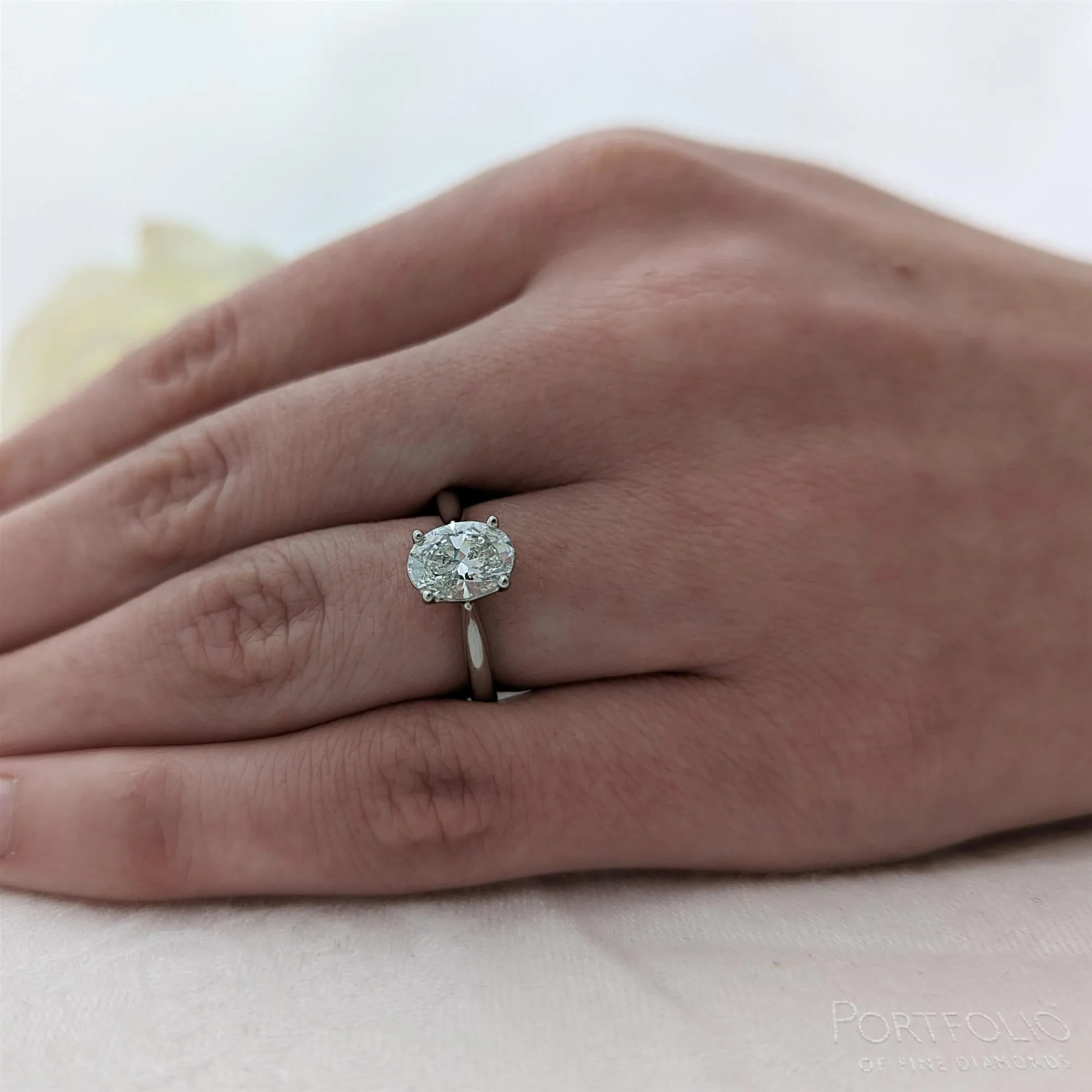 Solitaire 1.50ct G SI2 Diamond Platinum Ring