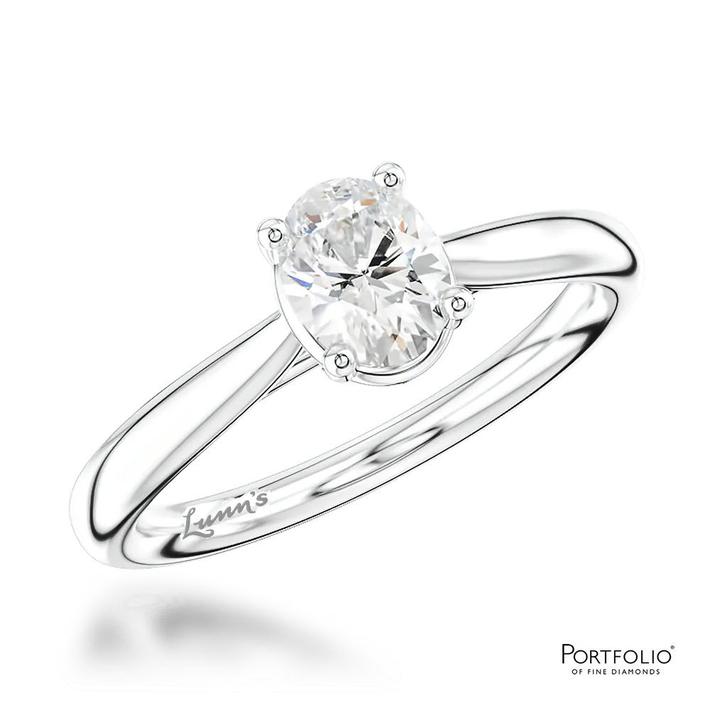 Solitaire 1.70ct H SI1 Diamond Platinum Ring