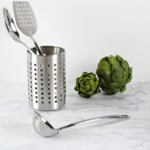 Stainless Steel Utensils Large Ladle round coffee table, wooden coffee table